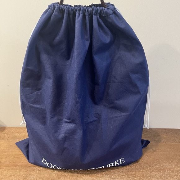 Dooney & Bourke Florentine Logo Lock Brown Leather Hobo Bag w/Dust Bag Pls Read - Picture 5 of 16